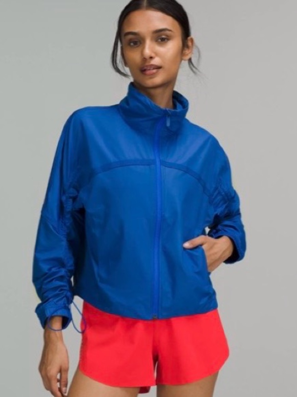 lululemon athletica Royal Blue Zip-Front Lightweight Jacket